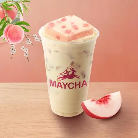 Hình ảnh Trà Sữa Lài Phô Mai Đào