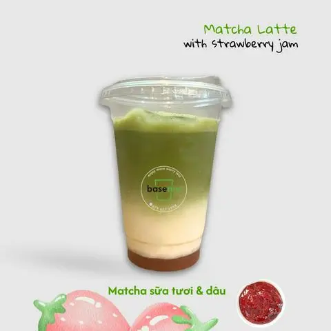 Hình ảnh Matcha latte strawberry