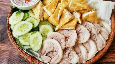 Hình ảnh Bún đậu thịt