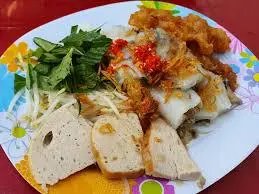 Hình ảnh Bánh ướt nóng đầy đủ