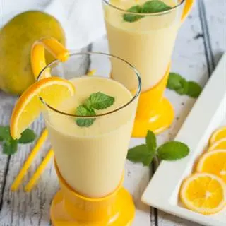 Hình ảnh Sinh tố cam xoài