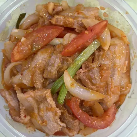 Hình ảnh Thịt heo xào kim chi