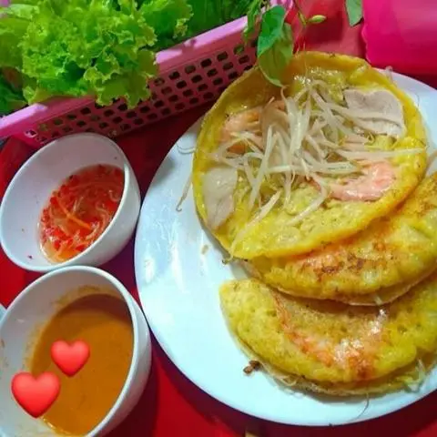 Hình ảnh Bánh xèo tôm thịt Miền Trung