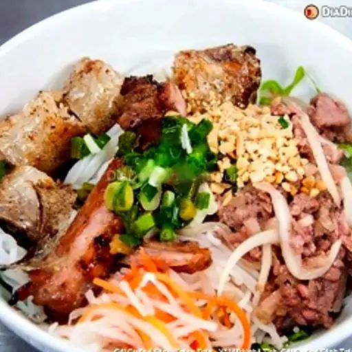 Hình ảnh Bún nem nướng chả giò
