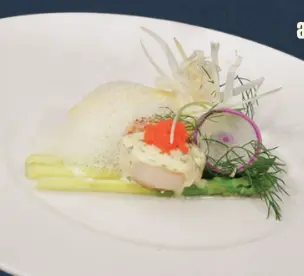 Hình ảnh Smoked sea scallop