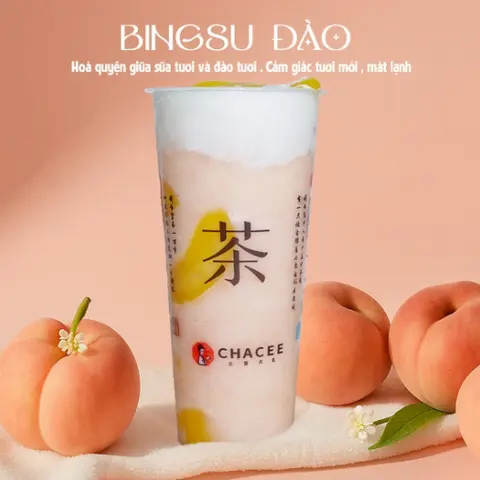 Hình ảnh Bingsu đào