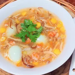 Hình ảnh Súp cua trứng cút