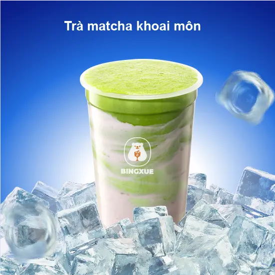 Hình ảnh Trà matcha khoai môn