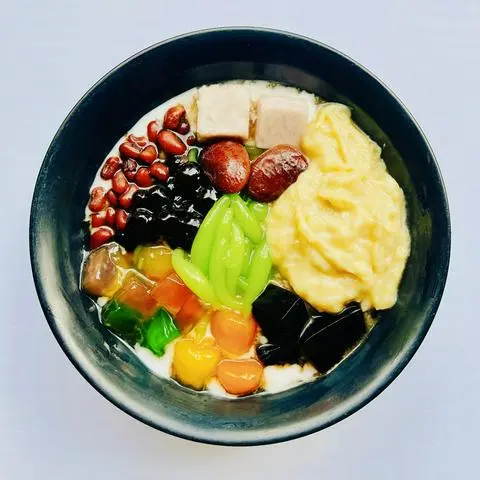 Hình ảnh Tàu hũ thập cẩm sầu riêng