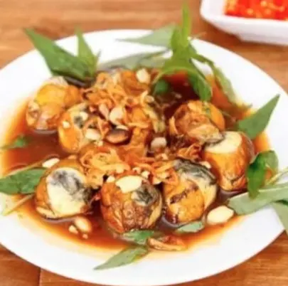 Hình ảnh Cút lộn xào tỏi - rau muống