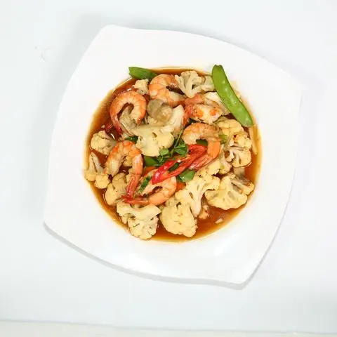 Hình ảnh Bông cải xào tôm sú