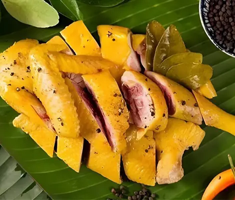 Hình ảnh Gà ủ muối nửa con