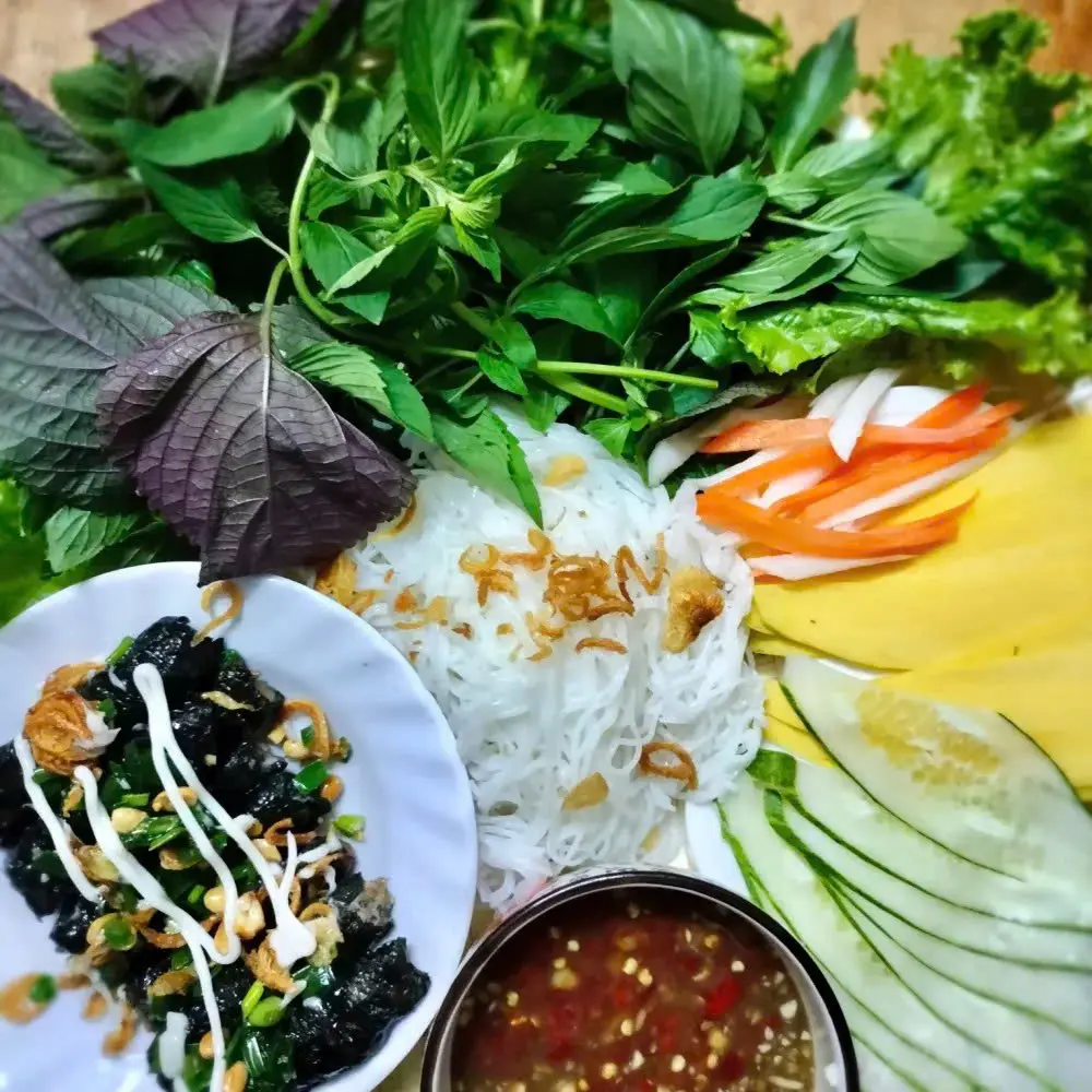 Hình ảnh Set tặng coca + cuốn bò lá lốt mắm nêm