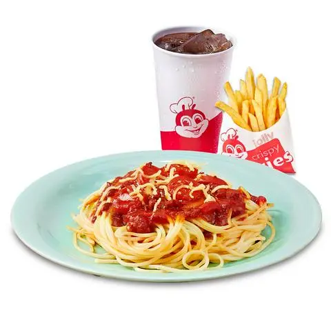Hình ảnh 1 Mỳ Ý Jolly vừa + 1 Khoai tây chiên vừa + 1 Nước ngọt lớn