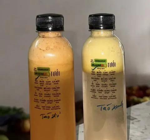 Hình ảnh Nước ép táo xanh