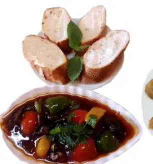 Hình ảnh Nấm sa tế bánh mì chay