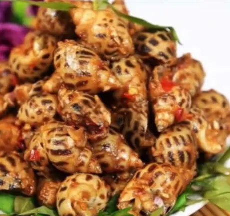 Hình ảnh Ốc hương rang top mở giòn tan