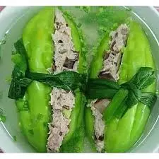 Hình ảnh Cơm canh khổ qua nhồi thịt