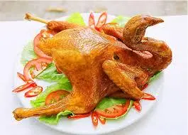 Hình ảnh Gà xối mỡ nguyên con