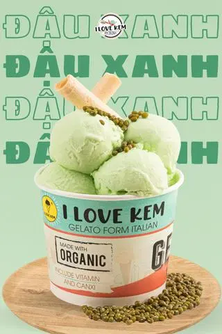 Hình ảnh Kem đậu xanh