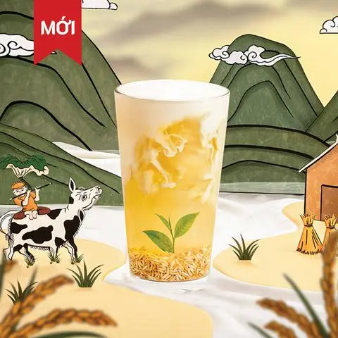 Hình ảnh Lụa Gạo - Ô Long Gạo Sữa Tươi