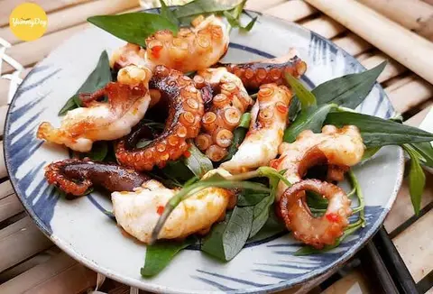 Hình ảnh Bạch tuộc nướng muối ớt