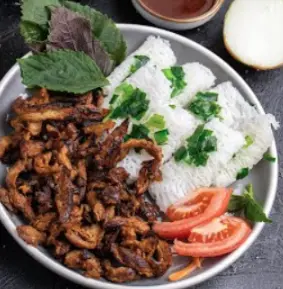 Hình ảnh Bánh hỏi thịt nướng