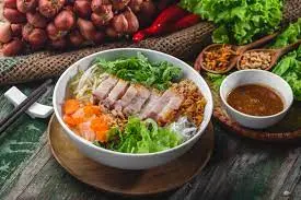 Hình ảnh Bún mắm nêm heo quay