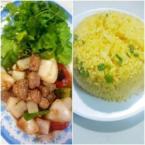 Hình ảnh Cơm chiên bò lúc lắc