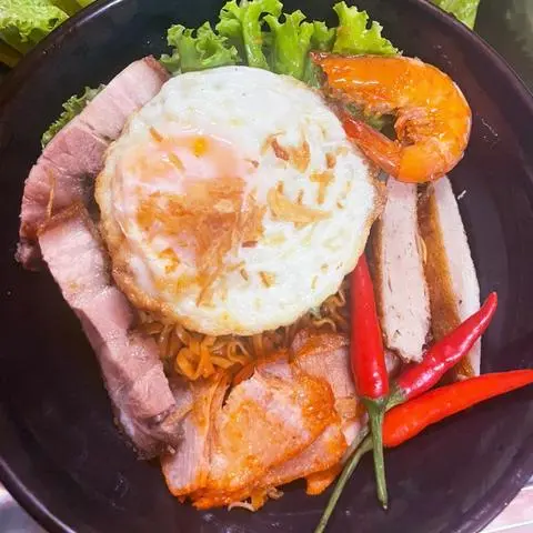 Hình ảnh Mua 1 mì trộn thập cẩm tặng 1 ly trà tắc