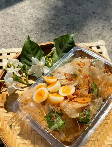 Hình ảnh Bánh dẻo muối nhuyễn sate tỏi