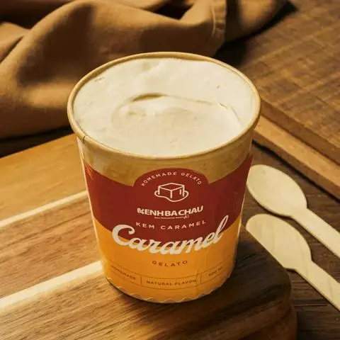 Hình ảnh Kem caramel muối mặn