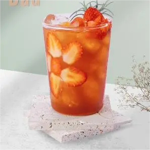 Hình ảnh Hồng trà dâu - L