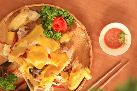 Hình ảnh Gà hấp muối Hong Kong - phần 