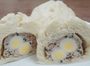 Hình ảnh Bánh bao 2 trứng cút