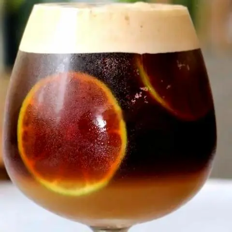 Hình ảnh Nitro ice brewed coffee with lemon