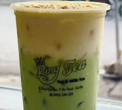 Hình ảnh Trà sữa khè trứng nướng