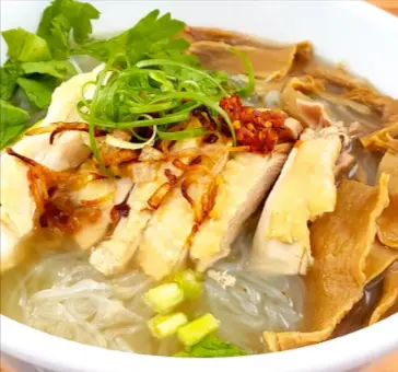 Hình ảnh Miến,bún măng gà