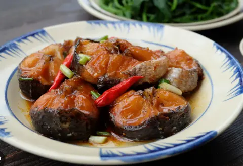 Hình ảnh Cơm cá lóc kho