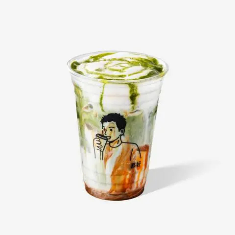Hình ảnh Matcha sữa caramel muối