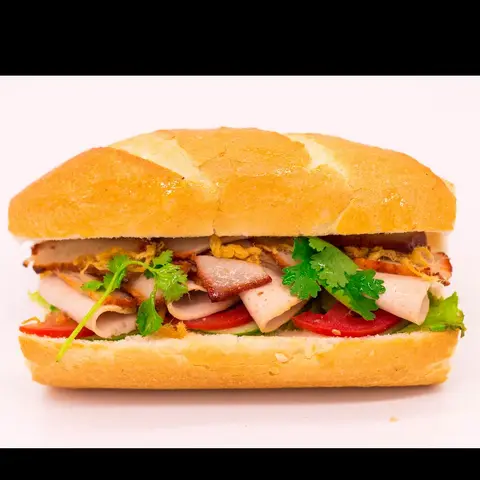 Hình ảnh Bánh mì xá xíu