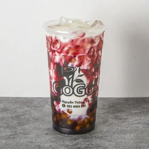 Hình ảnh Sữa tươi việt quất đường đen