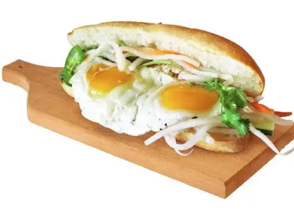 Hình ảnh Bánh mì 2 trứng