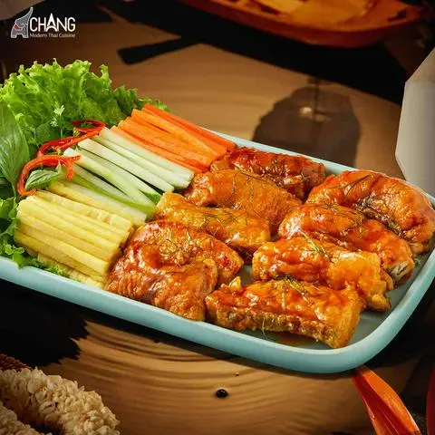 Hình ảnh Cá chẽm chợ nổi Amphawa