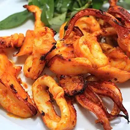 Hình ảnh Mực nướng sa tế