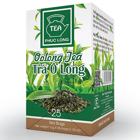Hình ảnh Trà olong túi lọc 2g x 25 gói