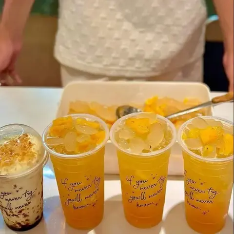 Hình ảnh Trà me hạt đác xoài tươi