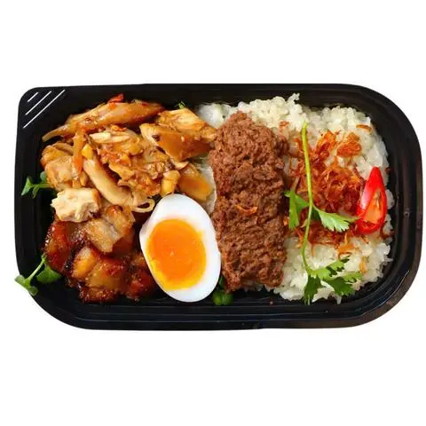 Hình ảnh Xôi thập cẩm trứng lòng đào