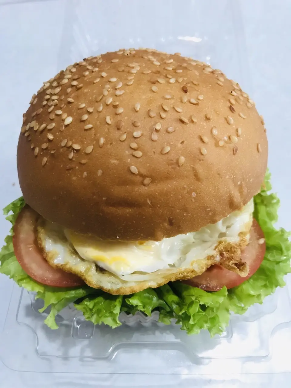 Hình ảnh Hamburger trứng ốp la