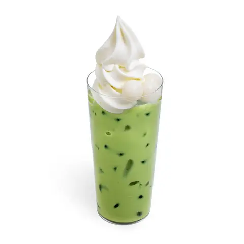 Hình ảnh Iced genmaicha float